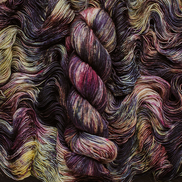 "Maleficent" Hand-Dyed Yarn – Dragon Collection