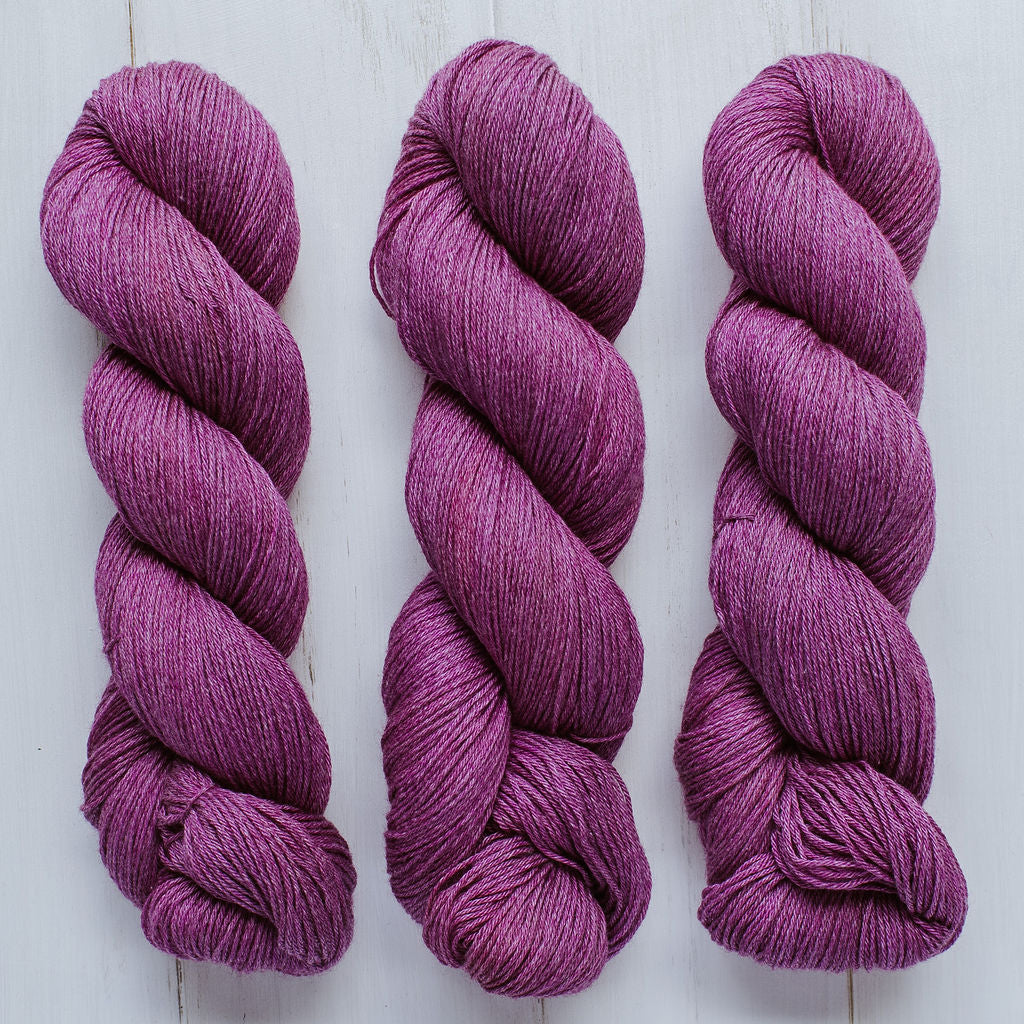 "Sassy" Hand-Dyed Merino/Cotton Yarn
