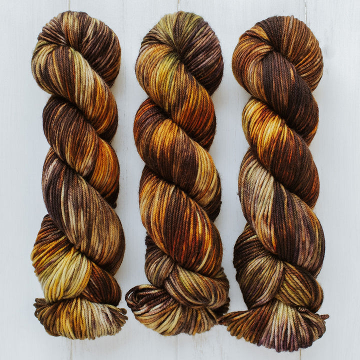 "Mushroom" Hand-Dyed Yarn – Harvest Collection