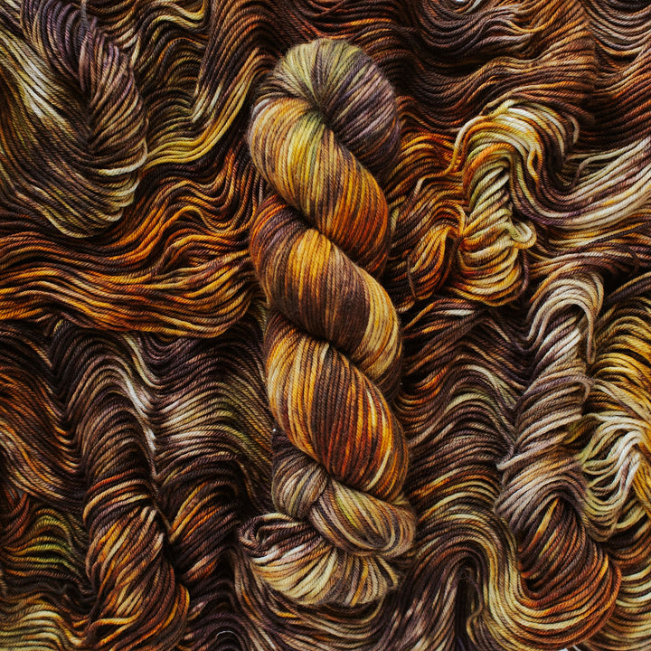 "Mushroom" Hand-Dyed Yarn – Harvest Collection
