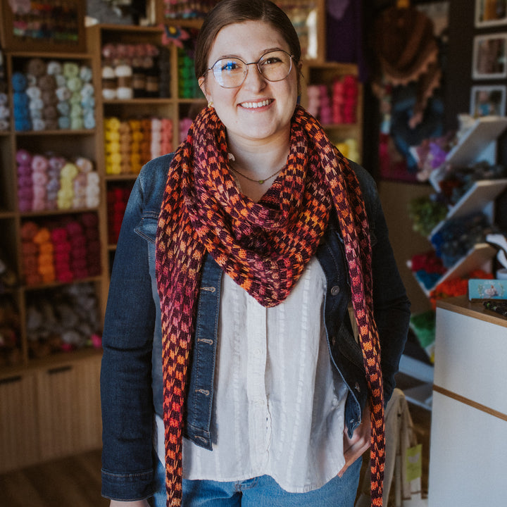 "Night Lights" Shawl Kit