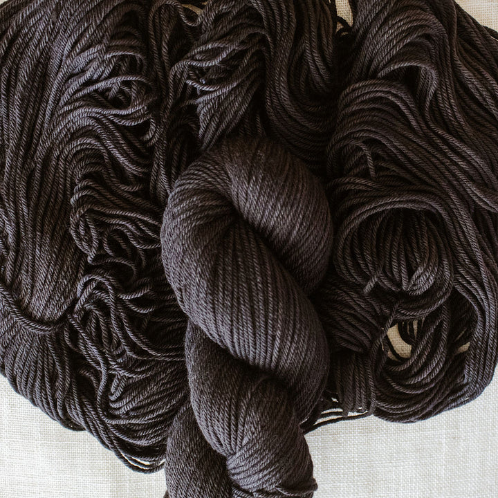 "Obsidian" Hand-dyed Yarn