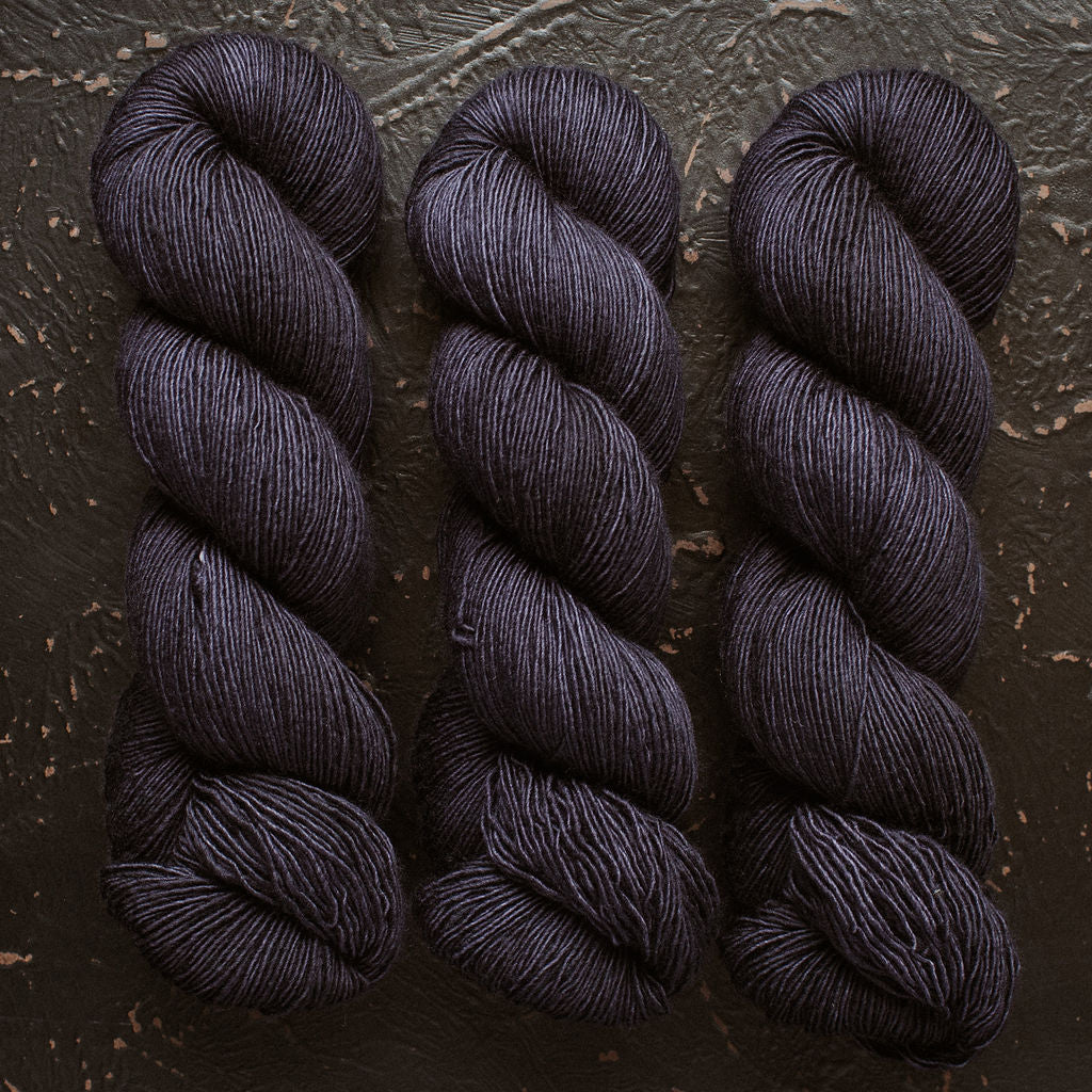 "Onyx" Hand-dyed Yarn - Dragon Collection