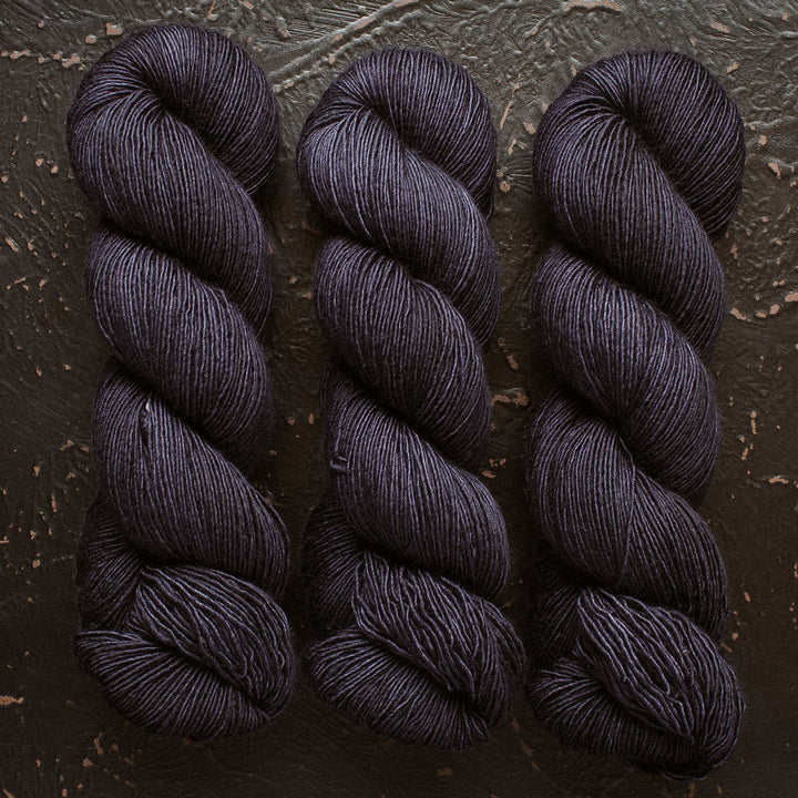 "Onyx" Hand-dyed Yarn - Dragon Collection