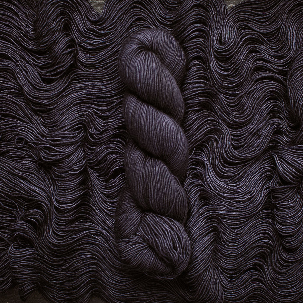 "Onyx" Hand-dyed Yarn - Dragon Collection