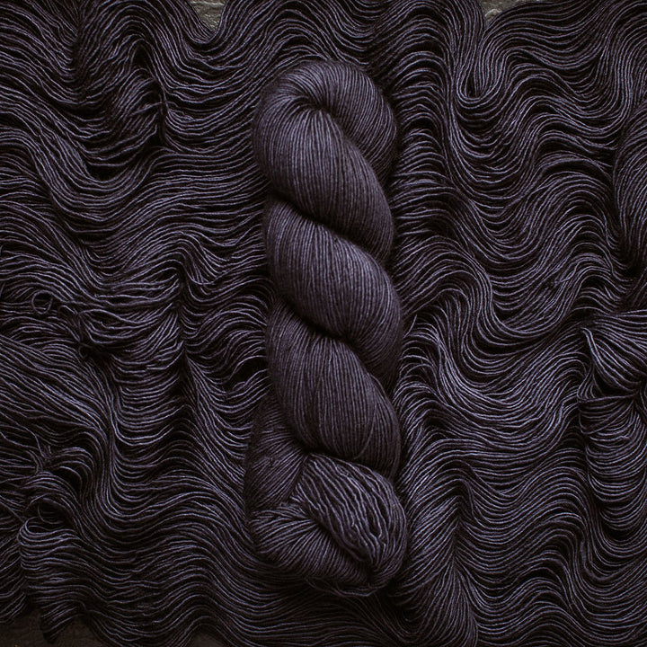 "Onyx" Hand-dyed Yarn - Dragon Collection