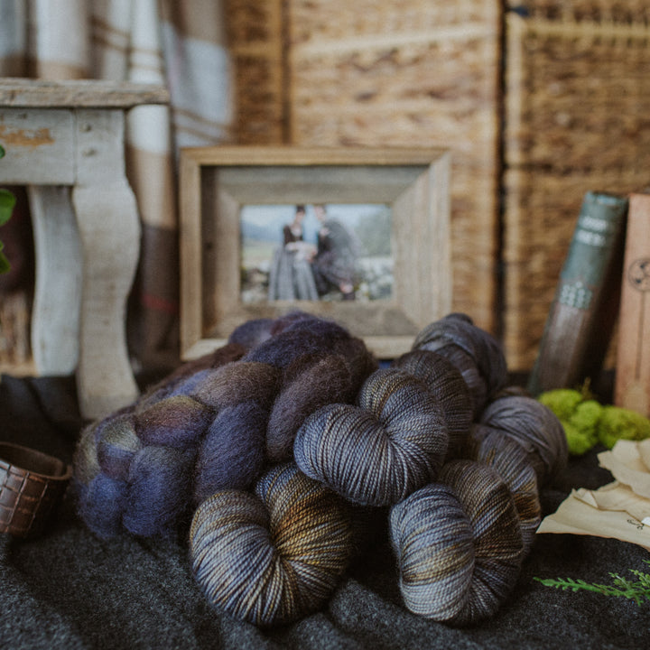 "Clan Fraser" Hand-dyed Yarn - "Outlander" Collection