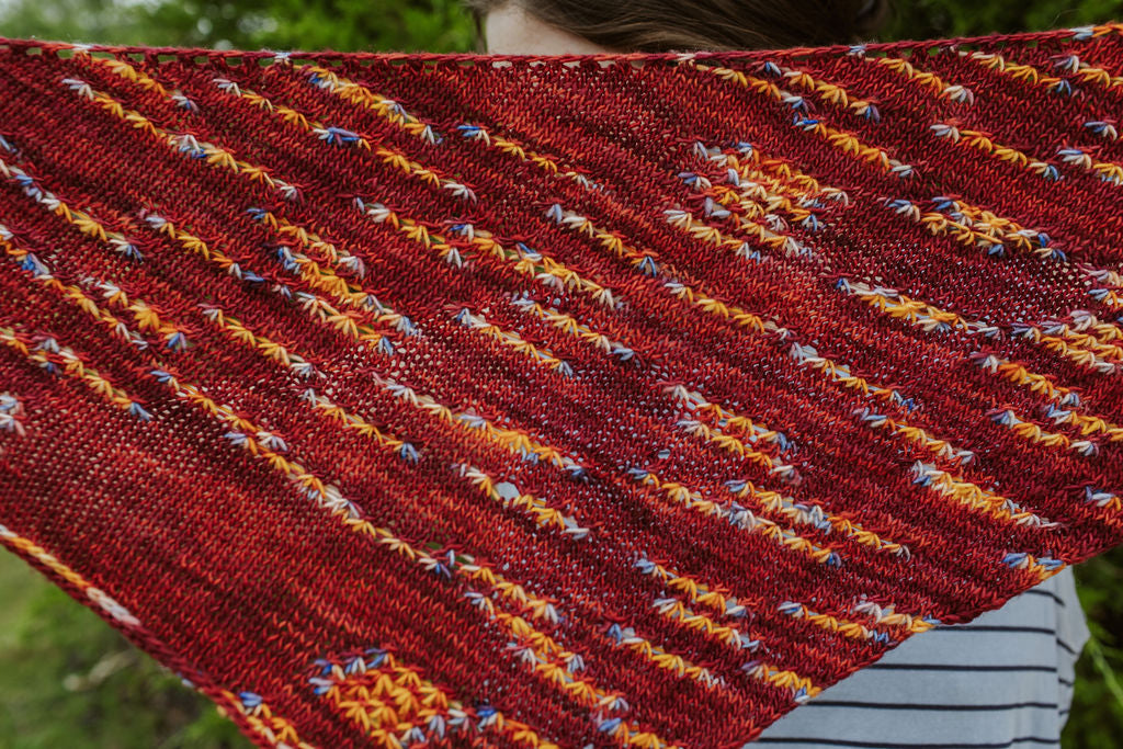 "Dreaming of Daisies" Knit Shawl Digital Pattern