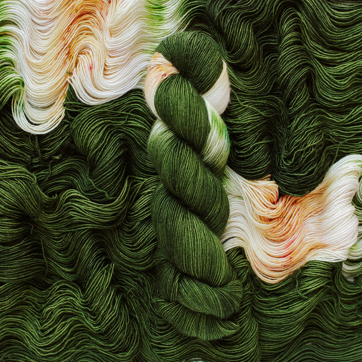 "Primrose" Assigned Pooling Hand-Dyed Yarn – Harvest Collection