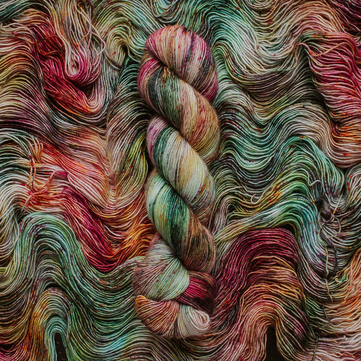 "Prismatic Dragon " Hand-Dyed Yarn – Dragon Collection