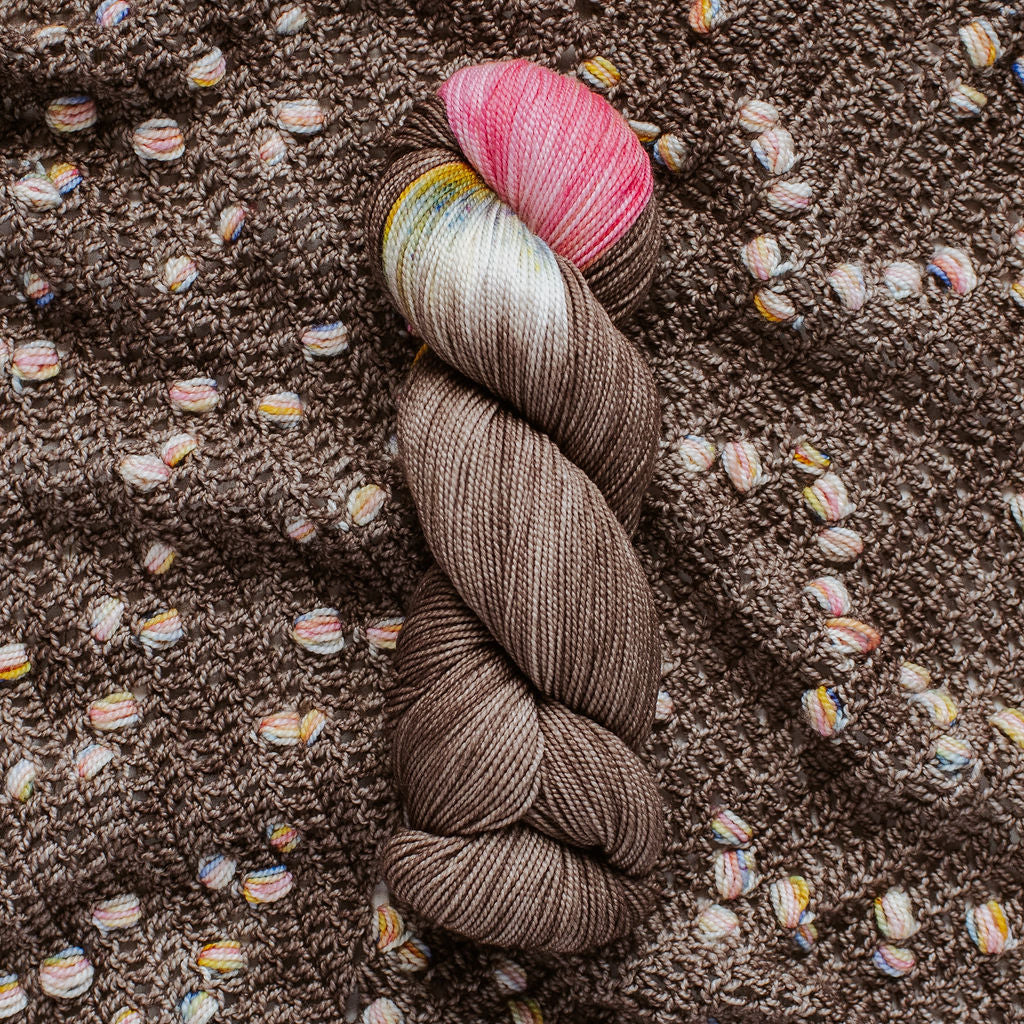 "Rocky Mtn Sunset" Assigned Pooling Hand-dyed Yarn