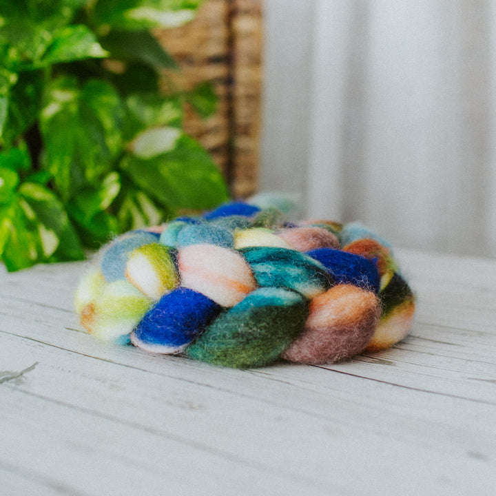 "Elegance" Hand-Dyed Roving