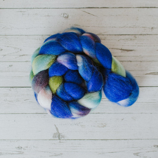 "Cornflower" Hand-Dyed Roving