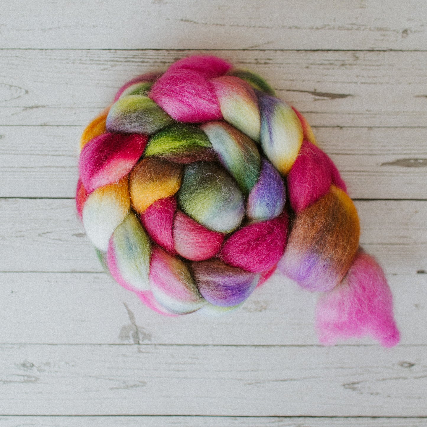 "Springtime" Hand-Dyed Roving