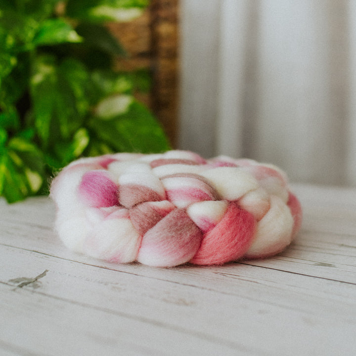 "Cupcake" Hand-Dyed Roving - Merino