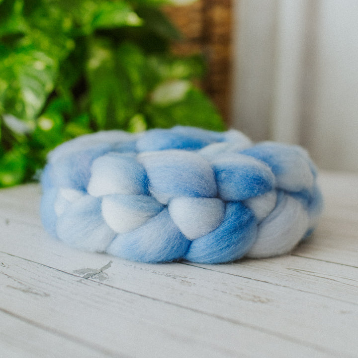 "French Country" Hand-Dyed Roving - Merino