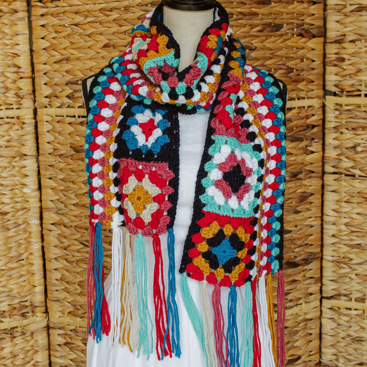 Granny Square Scarf