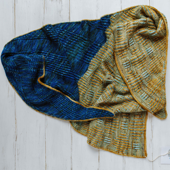 Brioche Tiles Shawl