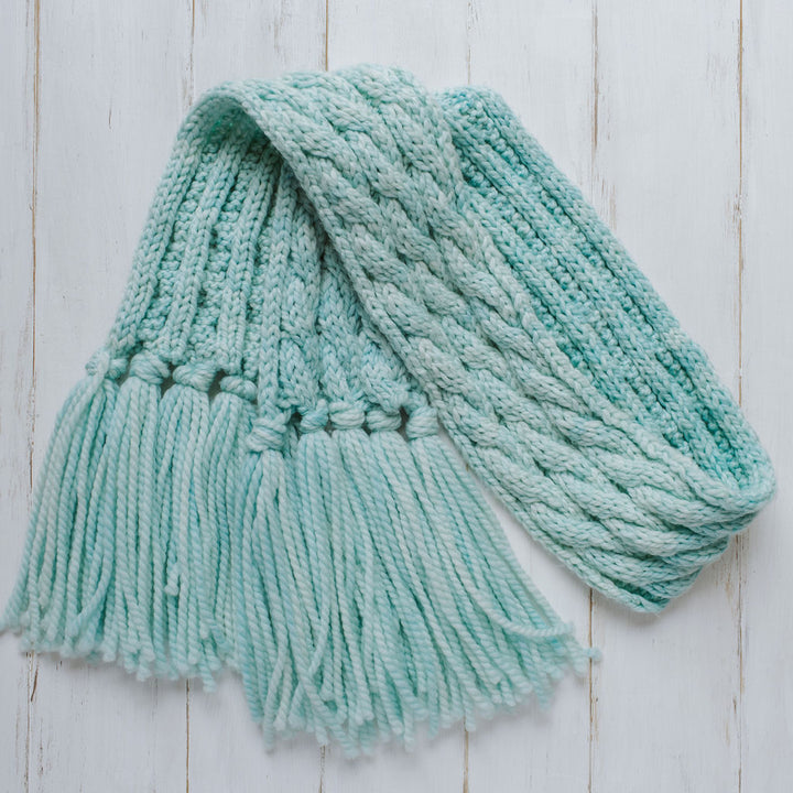 Bulky Cabled Scarf