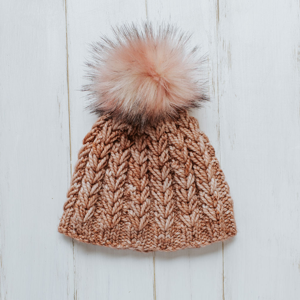 Bulky Hat with Pom-Pom