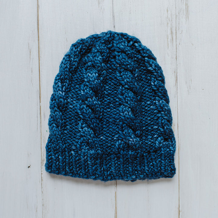 Peacock Blue Bulky Hat