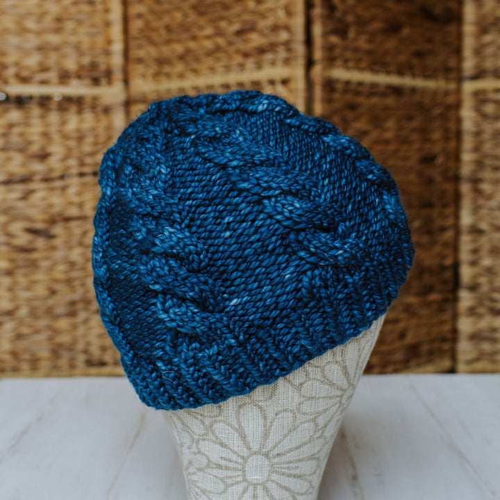 Peacock Blue Bulky Hat