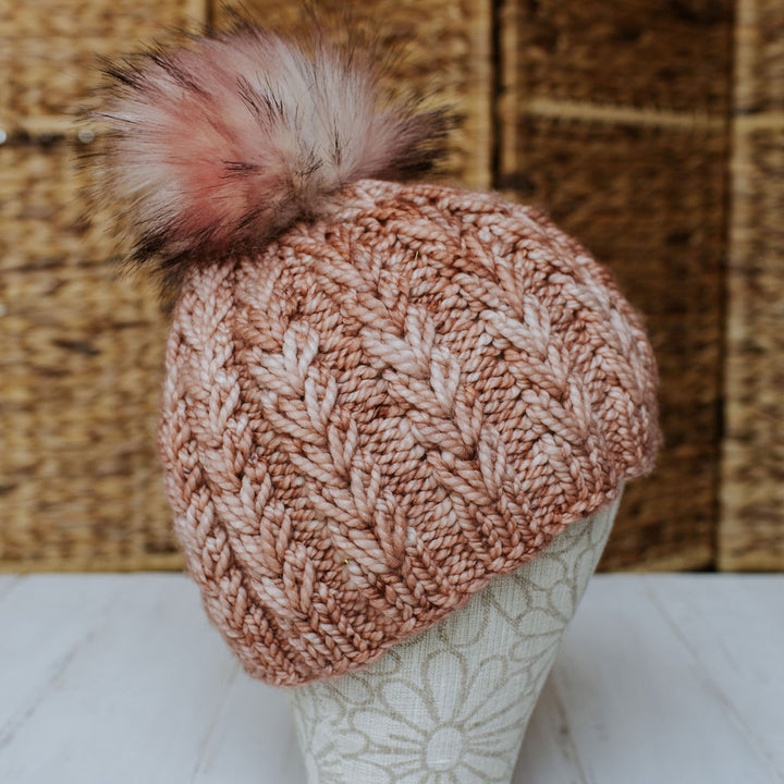 Bulky Hat with Pom-Pom