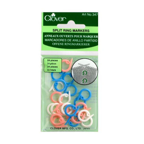 Clover Split Ring Stitch Markers