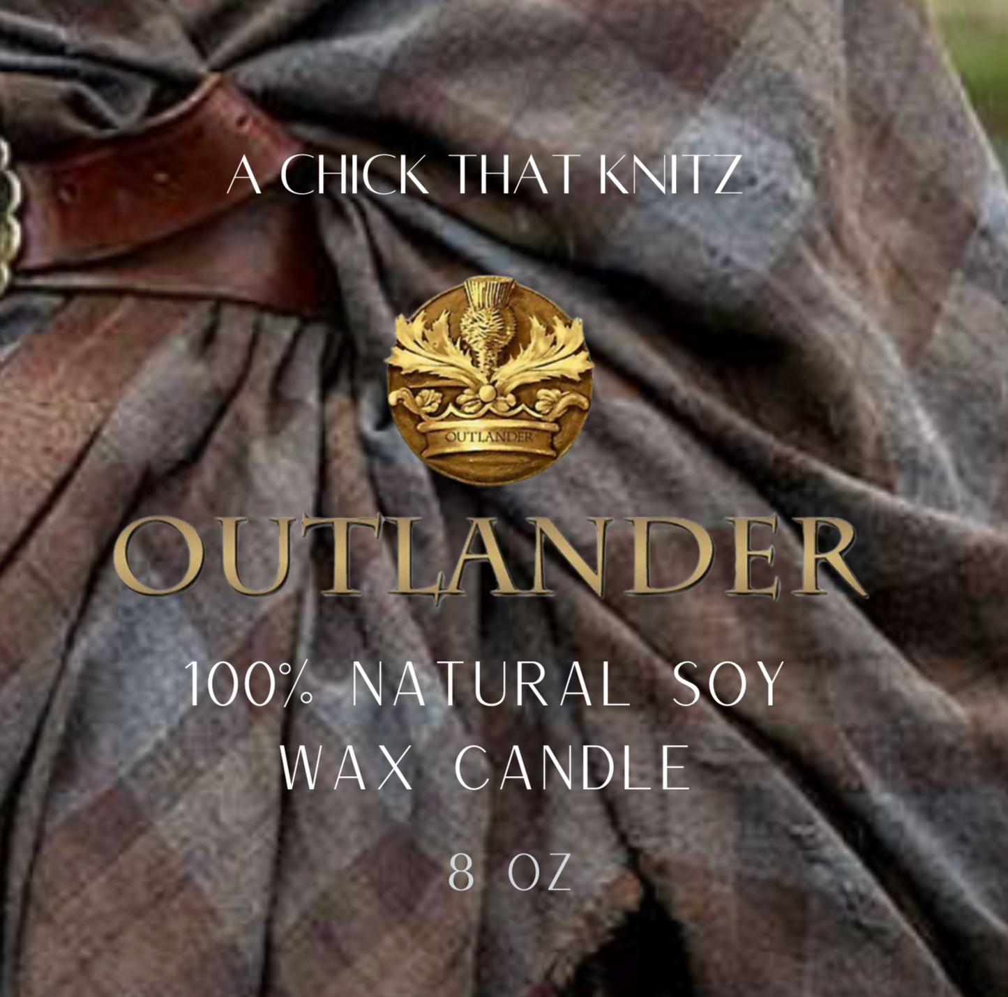 Outlander Natural Soy Wax Candle