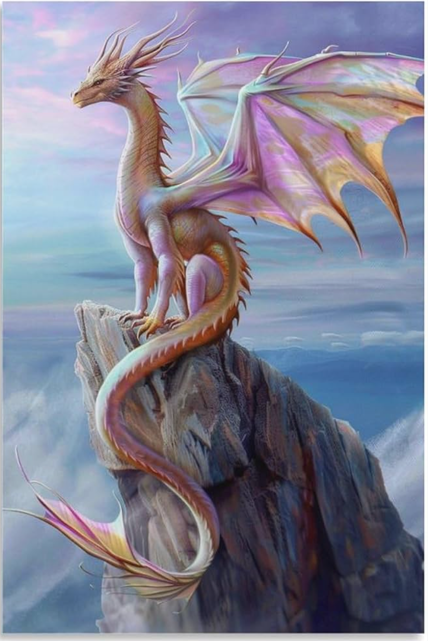 "Prismatic Dragon " Hand-Dyed Yarn – Dragon Collection