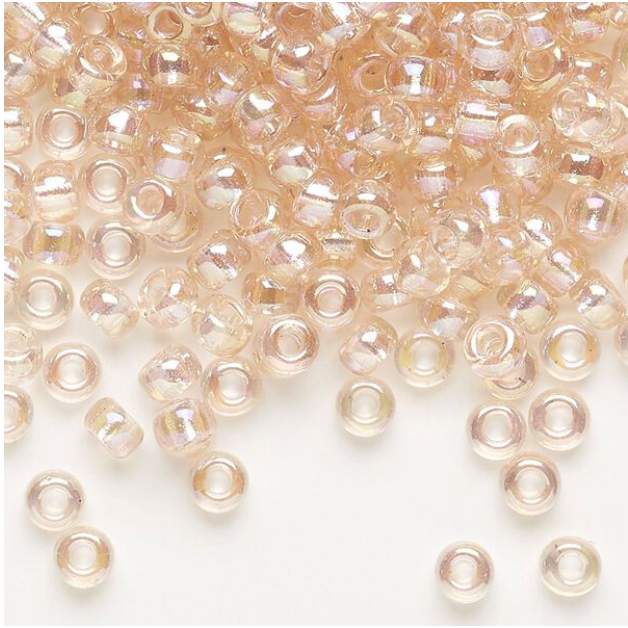 Translucent Rainbow Pink Mist Miyuki Rocailles #6 - 25 gm