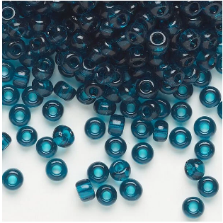 Transparent Dark Teal Miyuki Rocailles 