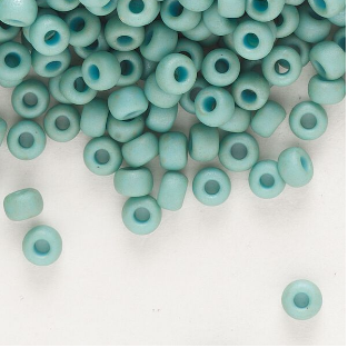 Opaque Matte Luster Seafoam Miyuki Rocailles 