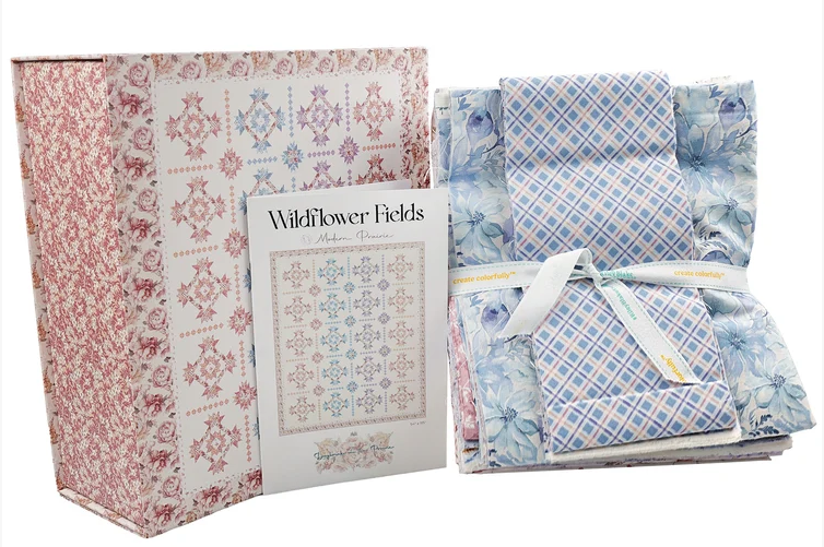 Wildflower Fields Quilt Kit Finished Size 95" x 116"