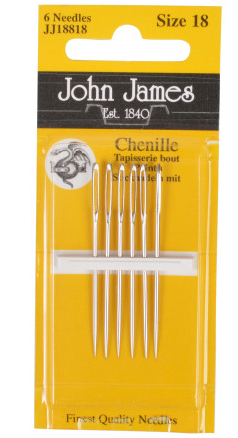 John James Chenille Needles Size 18