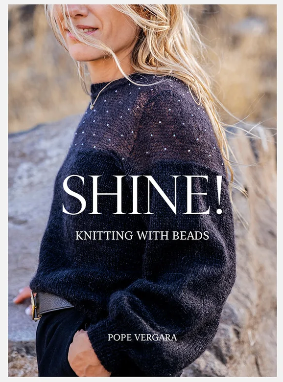 Shine! Knitting With Beads By Pope Vergara Book ( Softcover)