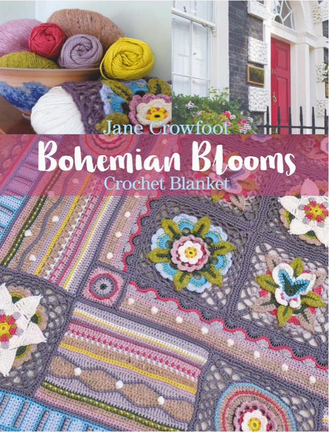 Bohemian Blooms Crochet Blanket By Jane Crowfoot