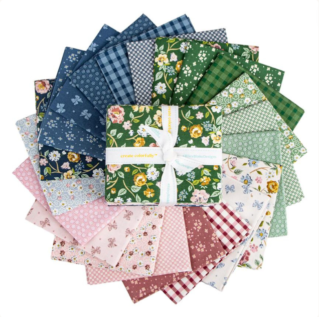 Rosewood Fat Quarter Bundle (21 pieces) Collection by Jessica Chertkow for Riley Blake Designs