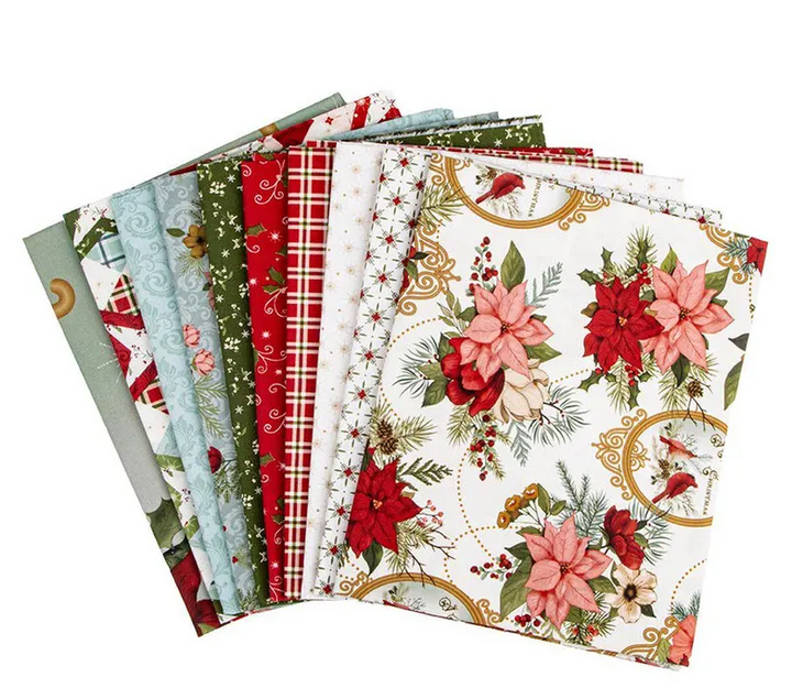 Christmas Greetings 1-Yard Bundle Cream by Sandy Gervais for Riley Blake
