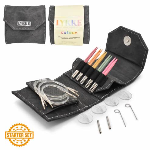 Lykke Colour Interchangeable Circular Knitting Needle Set