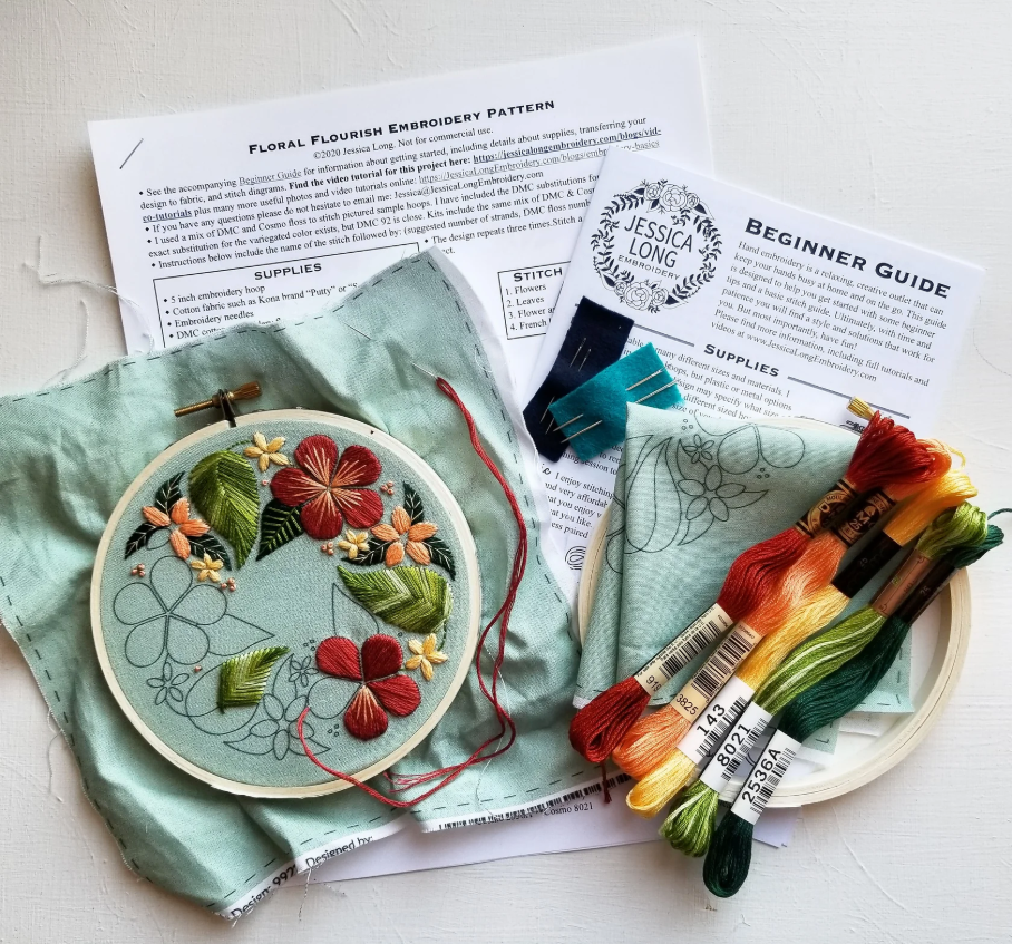 Jessica Long Embroidery Kit