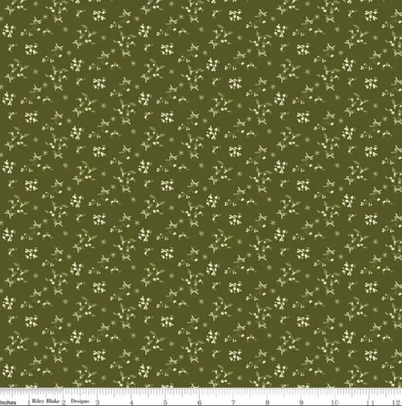 Christmas Greetings 1-Yard Bundle Cream by Sandy Gervais for Riley Blake