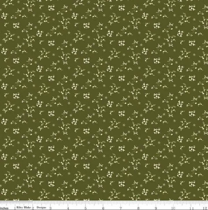 Christmas Greetings 1-Yard Bundle Cream by Sandy Gervais for Riley Blake