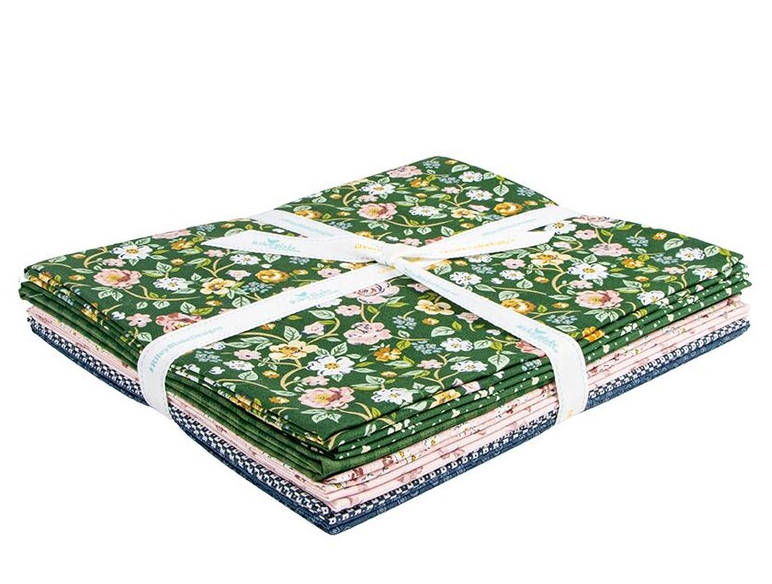 Rosewood 1 Yard Bundle Woodland, 7 Pcs. By Jessica Chertkow for Riley Blake Designs
