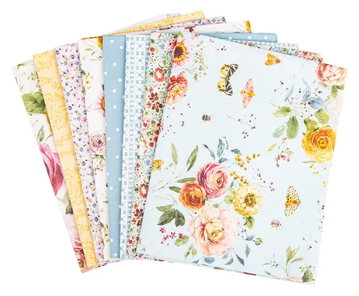 Blue Sketchbook One Yard Bundle By Lisa Audit for Riley Blake Designs