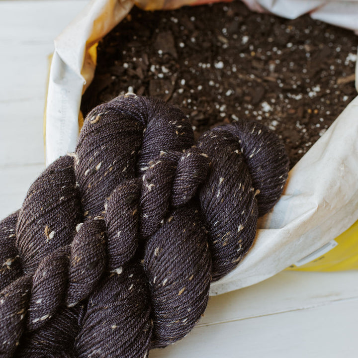 "Soil" Tweed Hand-Dyed Yarn – Garden Collection