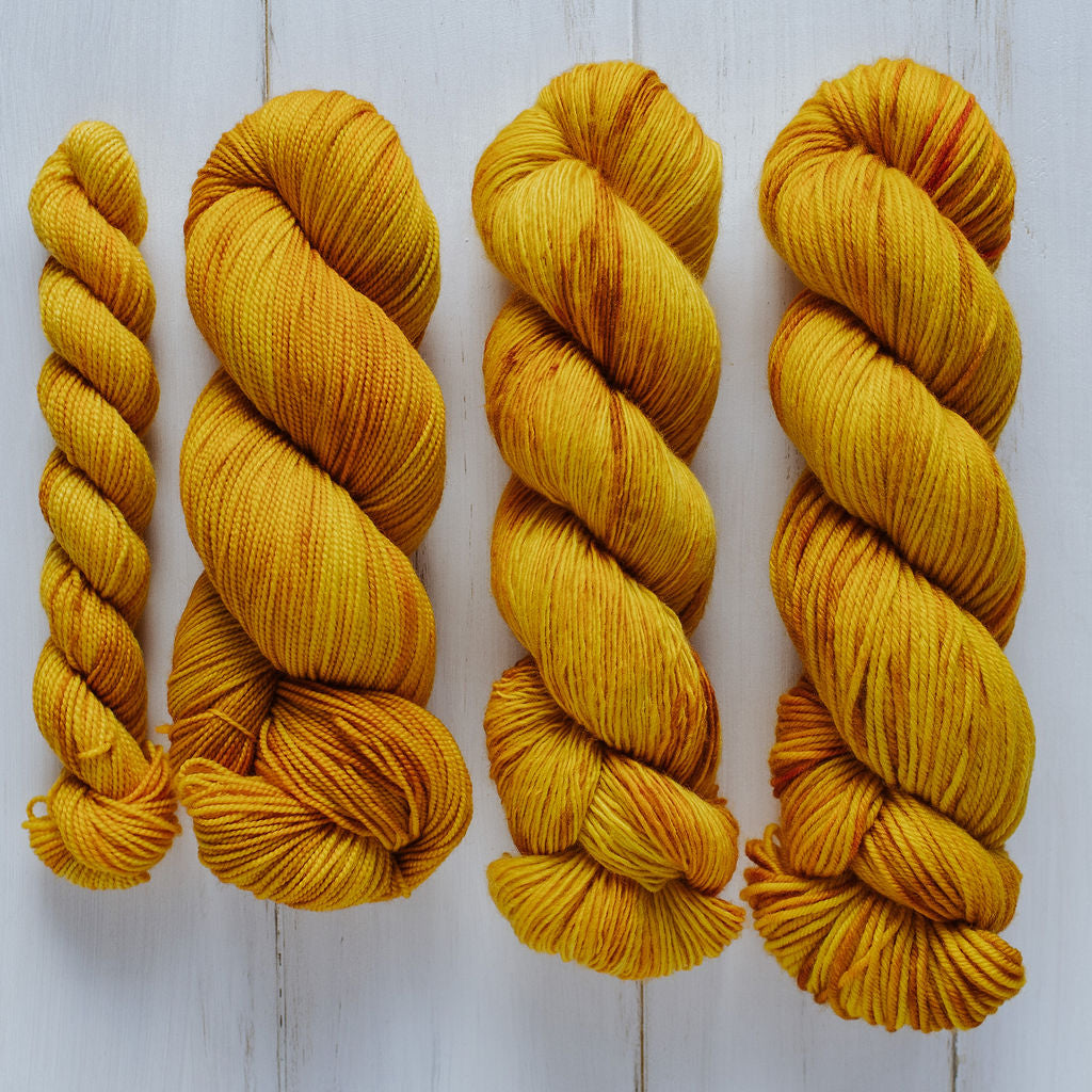 "Squash" Hand-Dyed Yarn – Harvest Collection