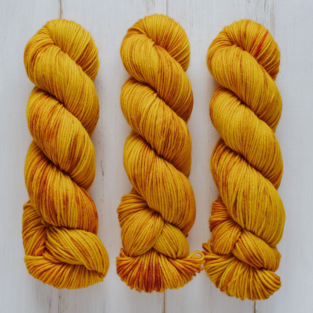 "Squash" Hand-Dyed Yarn – Harvest Collection