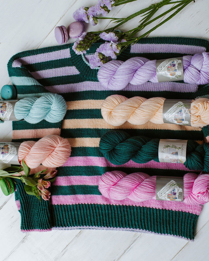 "Lilac" Hand-dyed Yarn – Pre-Order
