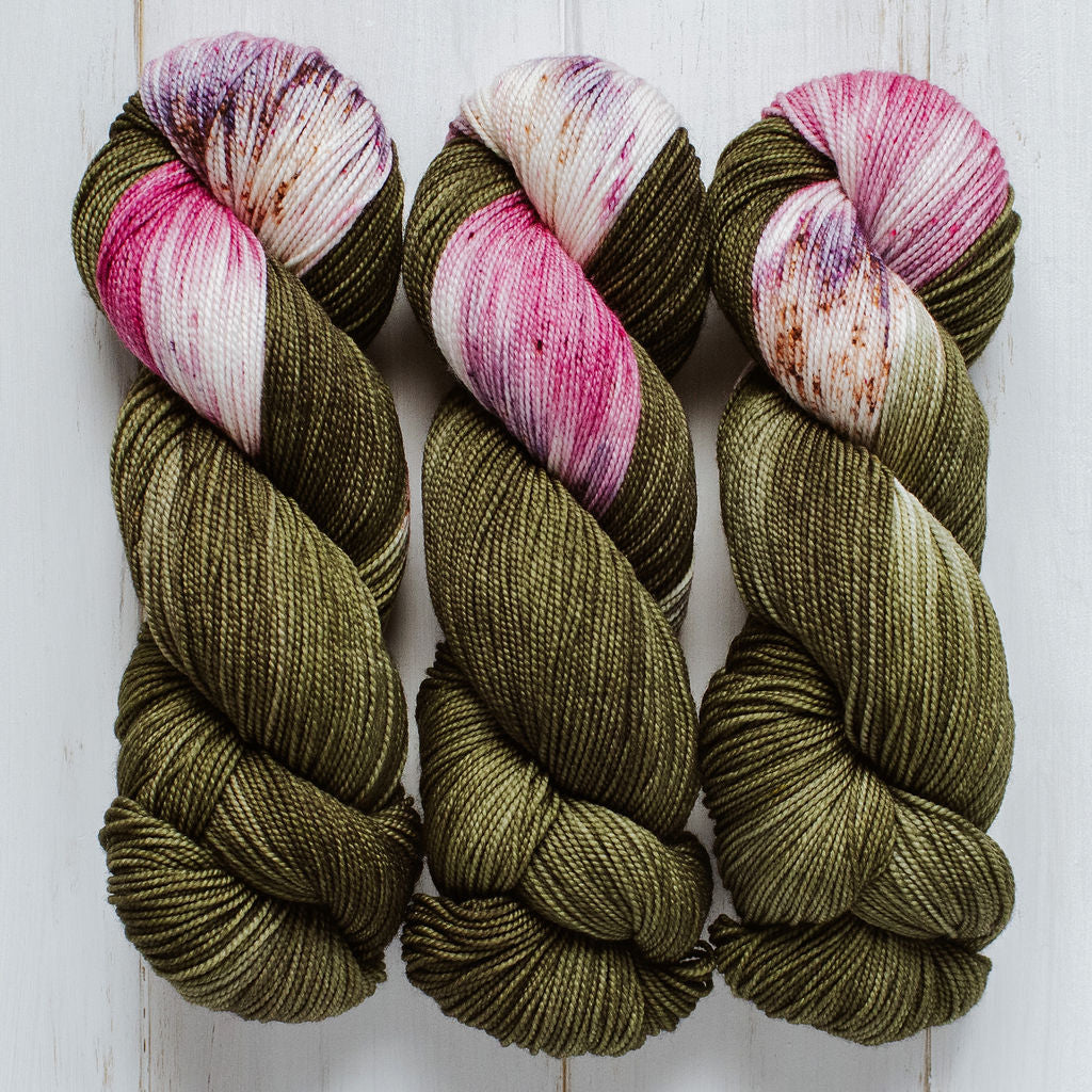 succulent yarn Succulent Assigned Pooling Hand-dyed Yarn Singles Fingering